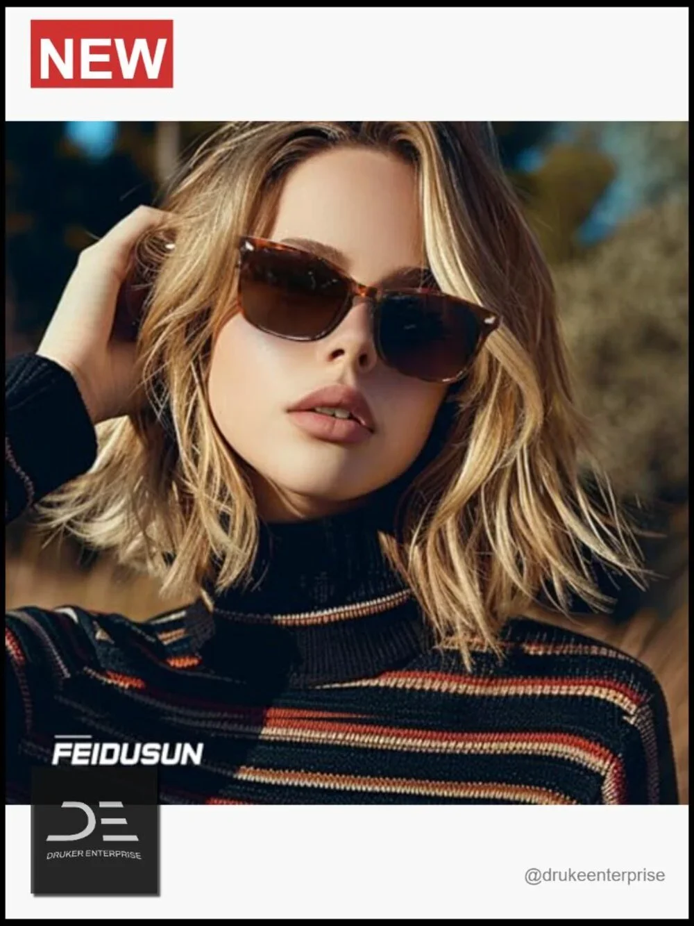 Polarized Sunglasses UV Protection Classic Rectangular Full Frame
